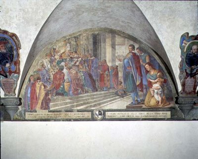 St. Antoninus Absolves the Eight of Balia of Excommunication by Lorenzo Cerrini