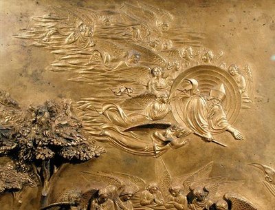 The Story of Adam (detail) by Lorenzo Ghiberti