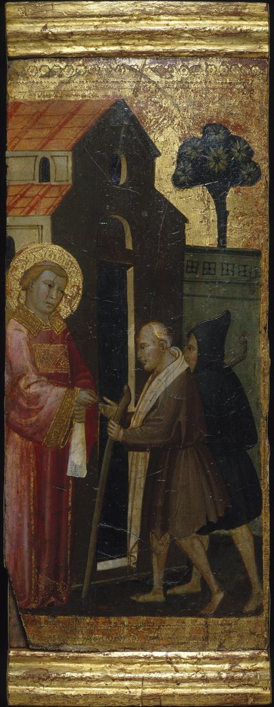 Saint Lawrence Distributing Alms to the Poor. Scenes from the Life of Saint Lawrence by Lorenzo di Niccolò