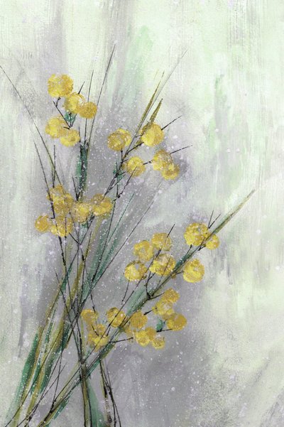 Delicate Yellow Botanicals by Lori Ann Folz