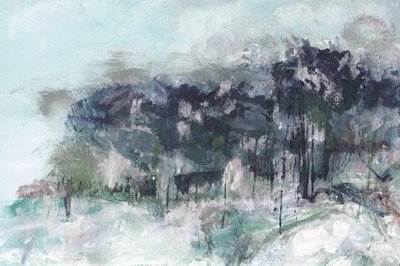 Misty Winter Forest by Lori Ann Folz