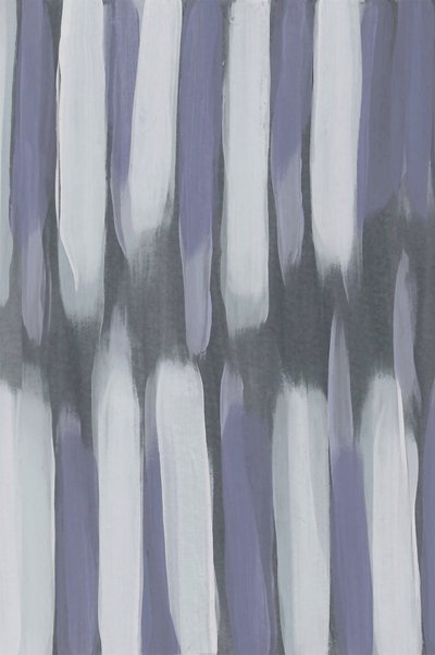 Muted Vertical Brushstrokes by Lori Ann Folz