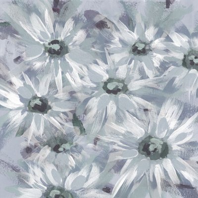 Soft Blue Daisies by Lori Ann Folz
