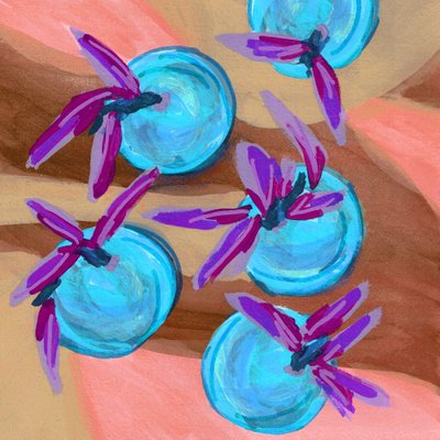 Vivid Floral Still Life by Lori Ann Folz