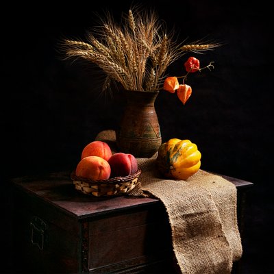 Autumn Harvest Still Life by Louie Luo