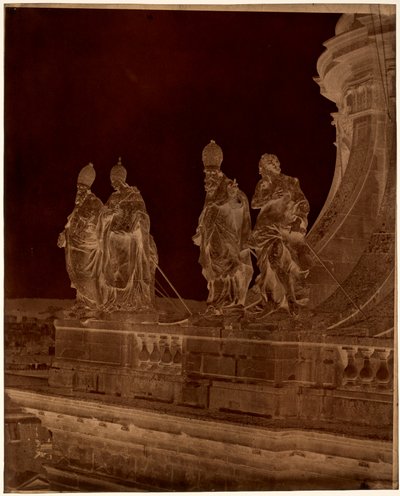 Four Statues at Versailles by Louis-Rémy Robert
