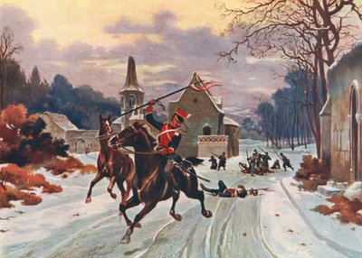 An Ambuscade in the Franco-Prussian War by Louis Baader