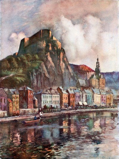 View of Dinant by Louis Burleigh-Bruhl