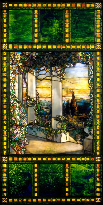  Studio 21 Graphix 1914 Louis Comfort Tiffany Lamp Shade Patent  Print Art Poster UNFRAMED Parchment 18 X 24: Posters & Prints