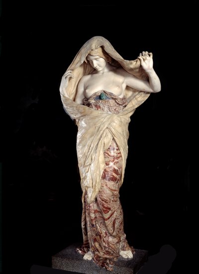 Nature Unveiled in Science, Sculpture by Louis Ernest Barrias, Paris, Musee d