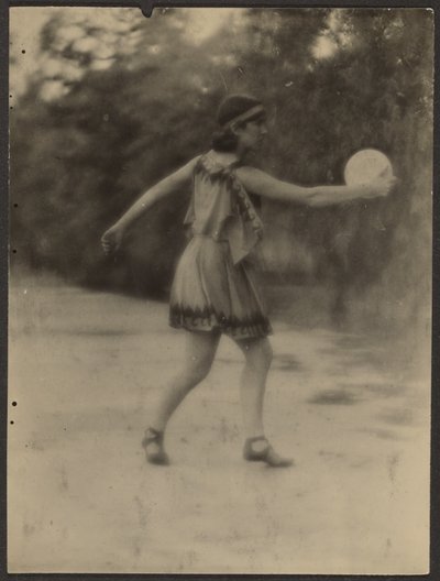 Dancer with Discus by Louis Fleckenstein