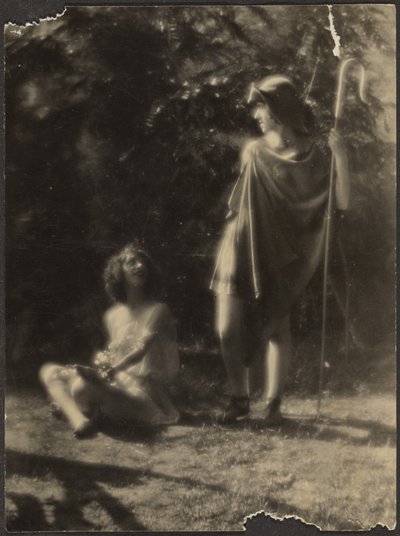 Dancers in Garden by Louis Fleckenstein