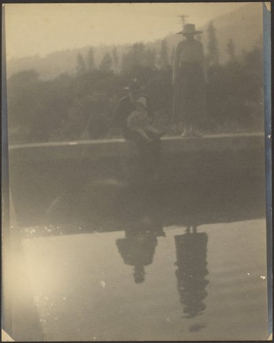 Figures Reflected in Water by Louis Fleckenstein