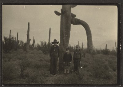 Figures with Cactus by Louis Fleckenstein