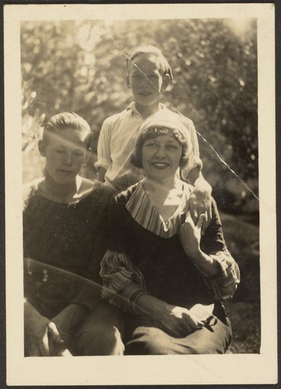Florence and Her Two Boys by Louis Fleckenstein