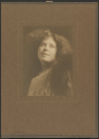 Girl with Loosened Hair by Louis Fleckenstein