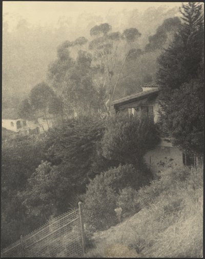 Houses on Hillside by Louis Fleckenstein