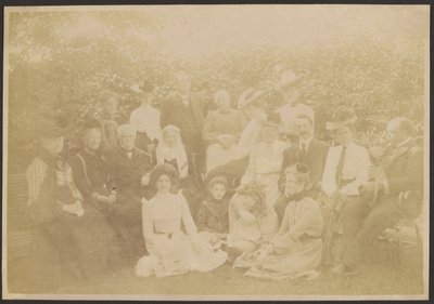 Large Group Family Portrait by Louis Fleckenstein