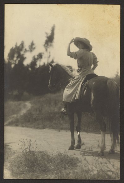 Miss Fleckenstein in the High Sierras by Louis Fleckenstein