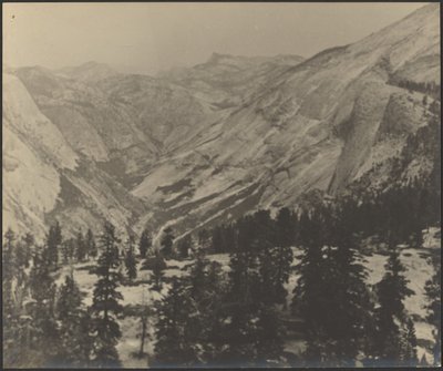 [Mountainous Landscape with Snow] by Louis Fleckenstein