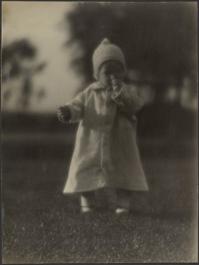Portrait of a Baby in Coat by Louis Fleckenstein