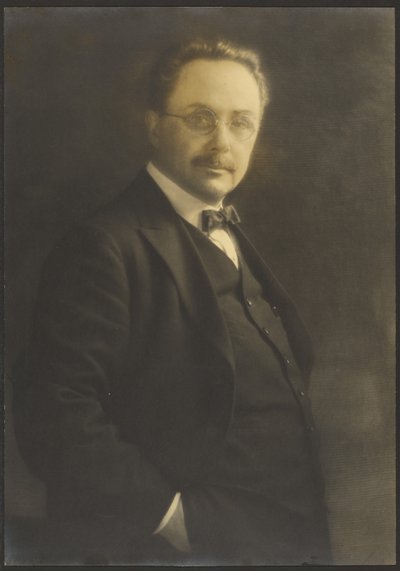 Portrait of a Man Standing with Hand in Pocket by Louis Fleckenstein