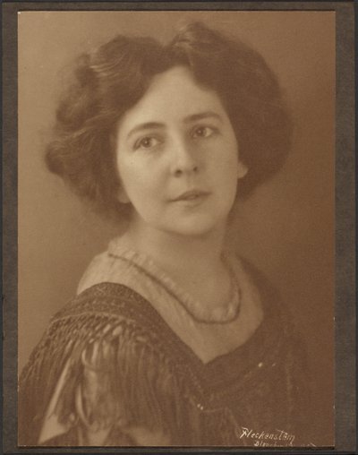Portrait of a Woman with Big Sleeves by Louis Fleckenstein