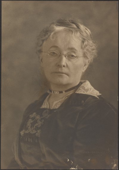 Portrait of a Woman with Glasses by Louis Fleckenstein