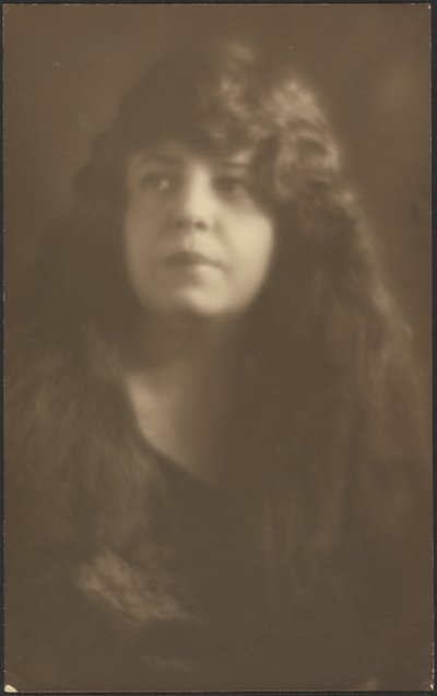 Portrait of a Woman with Hair Down by Louis Fleckenstein