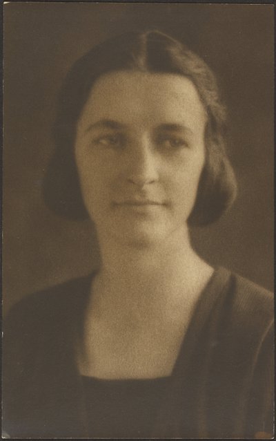 Portrait of a Woman with Striped Jacket by Louis Fleckenstein