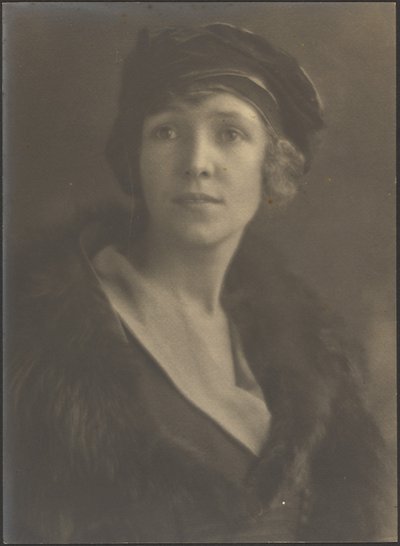 Portrait of a Woman with Velvet Hat by Louis Fleckenstein