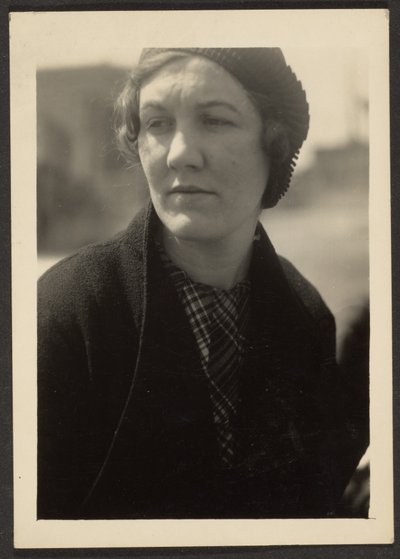 Woman in Black Hat by Louis Fleckenstein