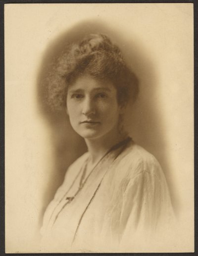 Woman in Linen Dress by Louis Fleckenstein