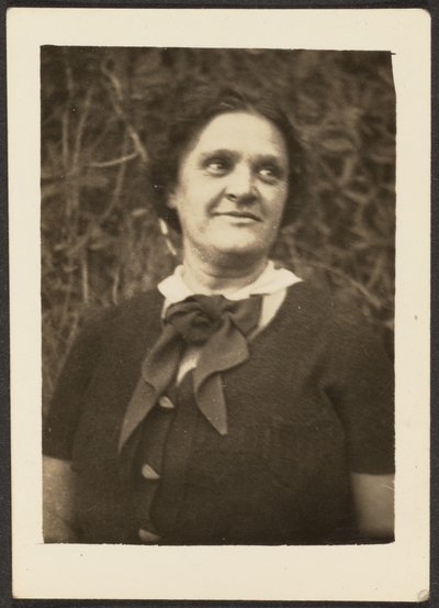 Woman with Neck Tie by Louis Fleckenstein