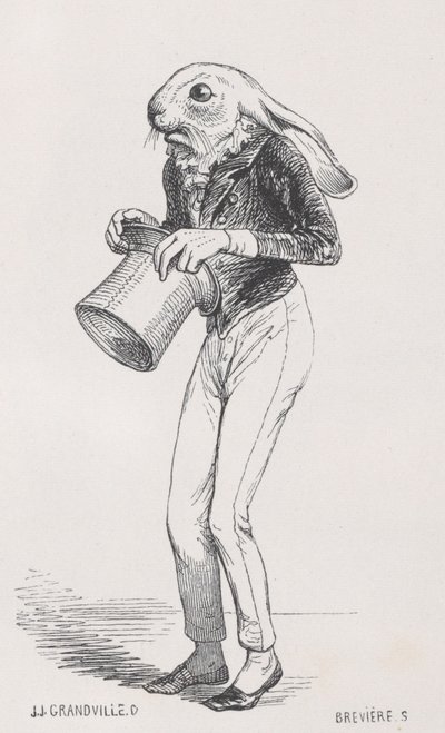 His son, who looked like him in every way ... from Scenes from the Private and Public Life by Louis Henri Brévière