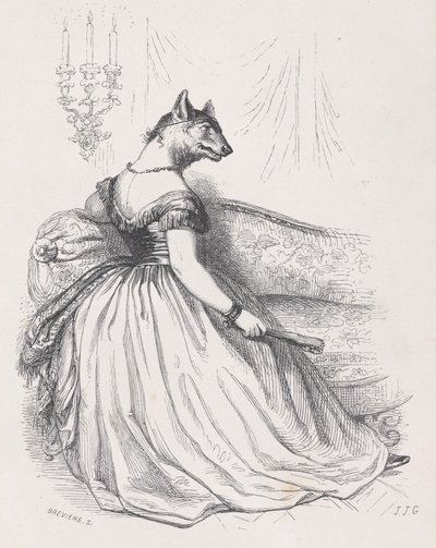 Now, I understand the mother wolf of Rome from Scenes from the Private and Public Life of Animals, ca. 1837-47 by Louis Henri Brévière