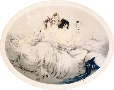 Puppets, c.1922 by Louis Icart
