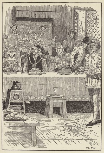 An Arrow Came Whizzing Through the Open Window by Louis John Rhead