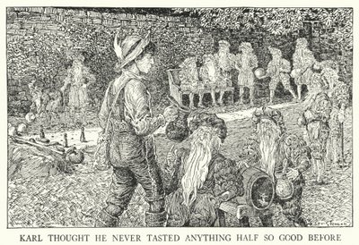 Karl Thought He Never Tasted Anything Half So Good Before (litho) by Louis John Rhead