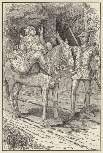Nay, Quoth Robin, Fear Nothing, for I Will Do Thee No Harm by Louis John Rhead
