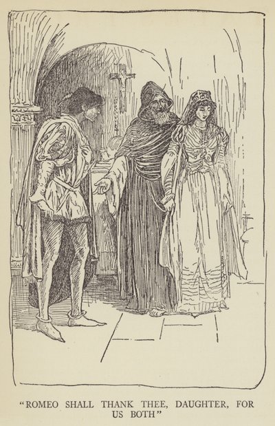 Romeo shall thank thee, daughter, for us both by Louis John Rhead