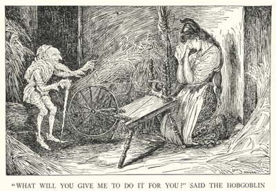 "What Will You Give Me to Do It for You?" Said the Hobgoblin by Louis John Rhead