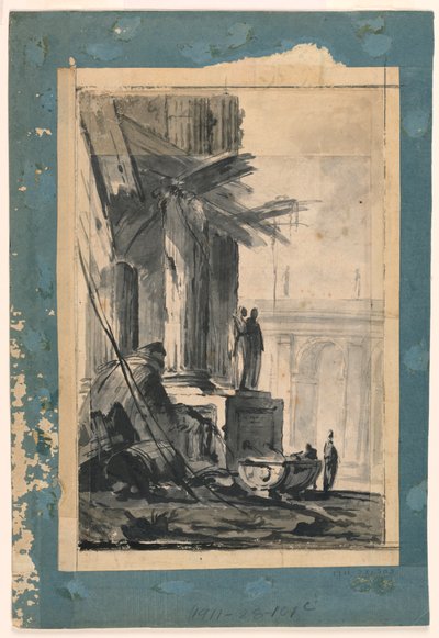 Ruin Fantasy, ca. 1762 by Louis-Joseph Le Lorrain