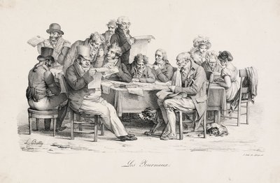 The Newspapers by Louis Leopold Boilly