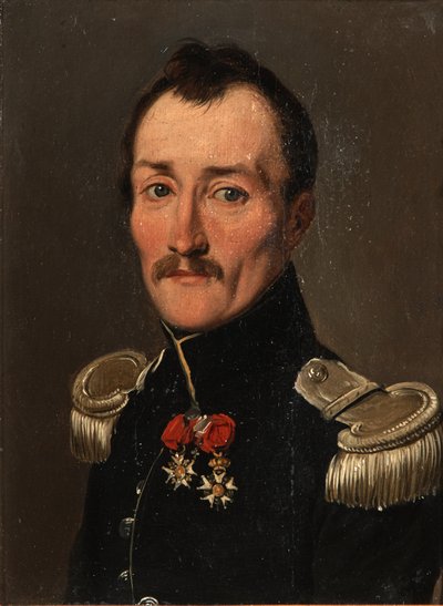 Portrait of Gaston de Banyuls de Montferre in Uniform by Louis Leopold Boilly