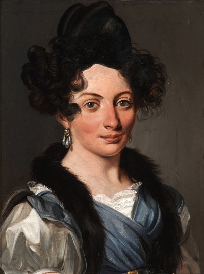 Portrait of Marie-Marthe Perpétue de Banyuls de Montferré, née de Chavigny by Louis Leopold Boilly