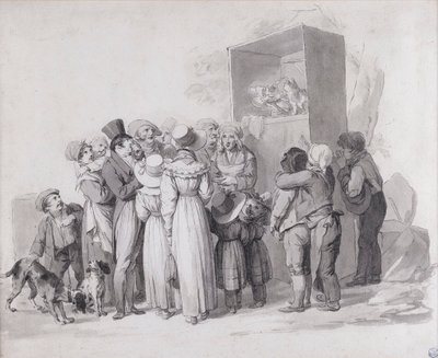 The Poor Cat (sketch) by Louis Leopold Boilly