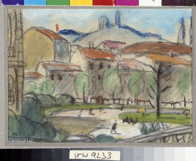The Pastel Public Garden by Louis Mathieu Verdilhan by Louis Mathieu Verdilhan