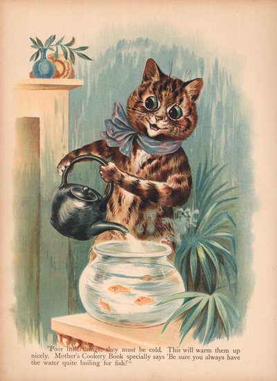 49 Louis Wain Cat Art Prints, Volume 1: Professionally Edited Cat Artwork  See more