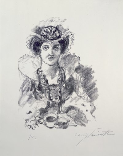 Anne Boleyn during the Tournament by Lovis Corinth